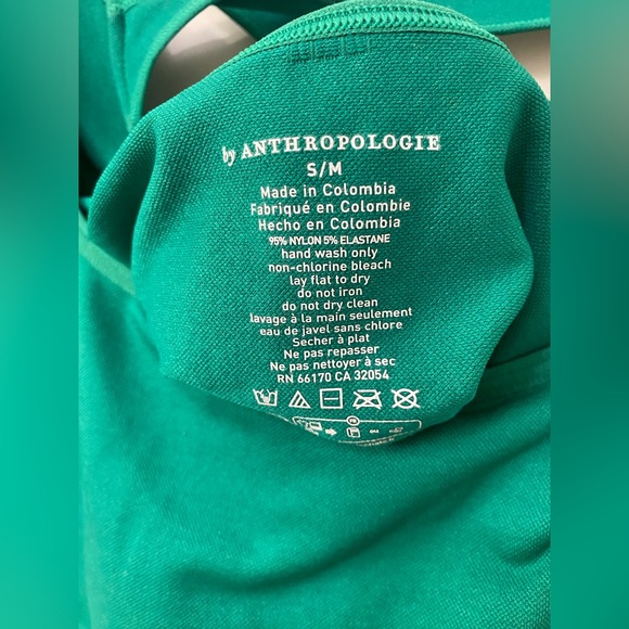 Anthropologie Emerald Green The Viv
Long-Sleeve Bodysuit S/M - Picture 7 of 9